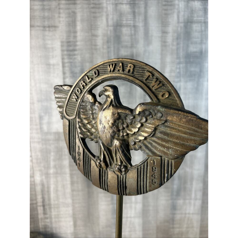 WW2 1941-1945 Brass Ground Marker War Memorabilia